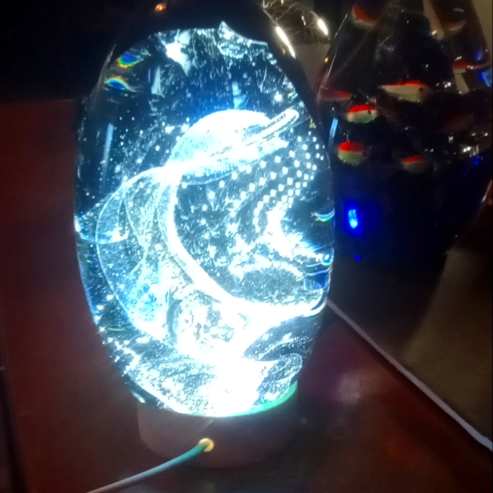 Vintage teardrop galaxy paper weight